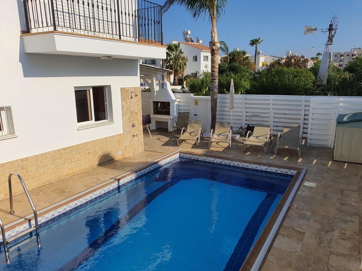 Protaras Sea View Villa With Private Pool מראה חיצוני תמונה